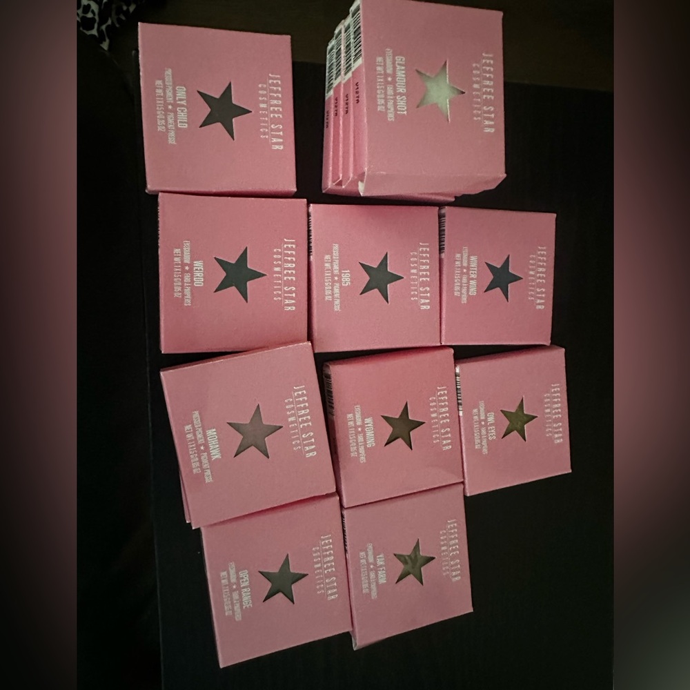 Jeffree Star Pink Eyeshadow Collection
